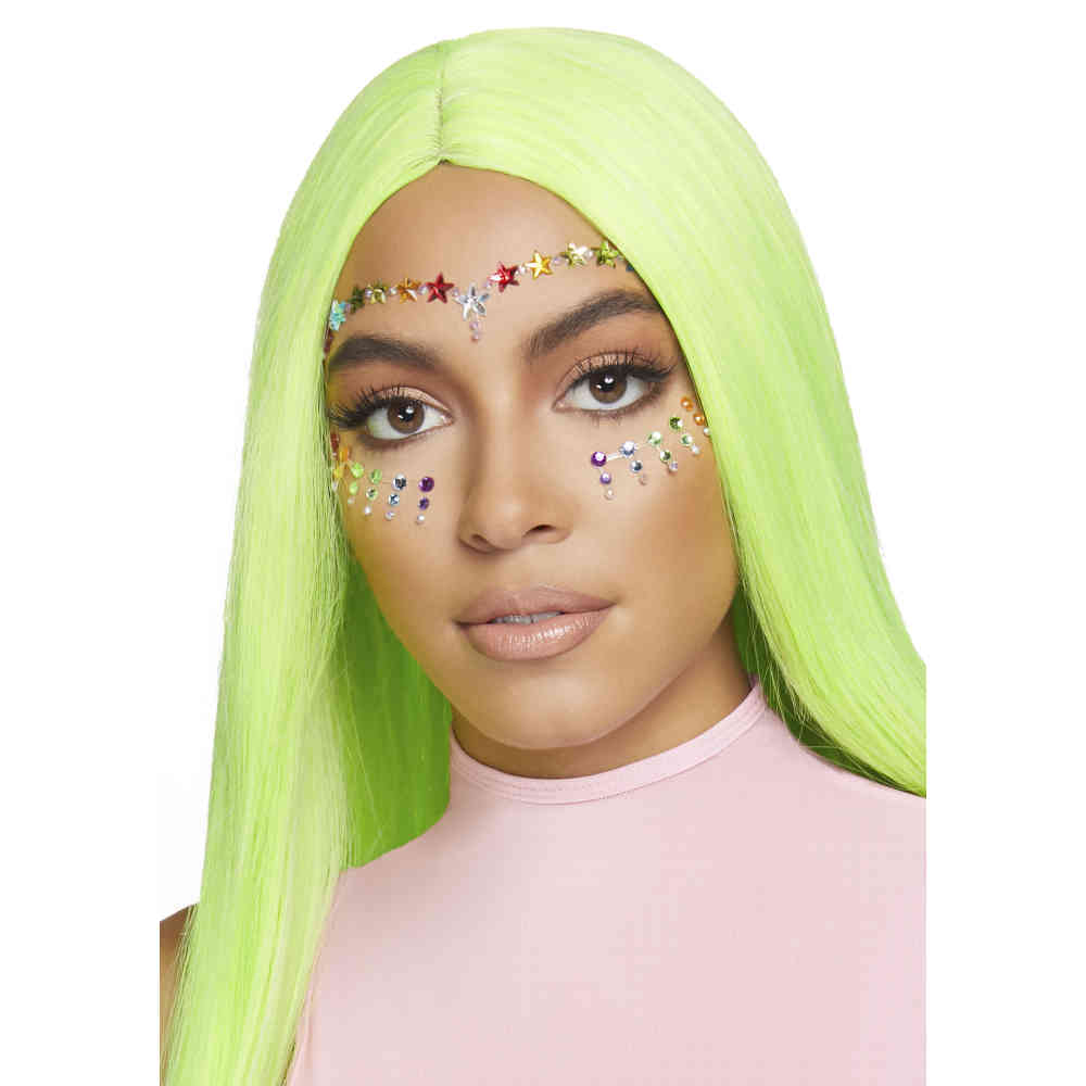 Leg Avenue - Jovi Face Jewel Diamond Sticker - Multicolours